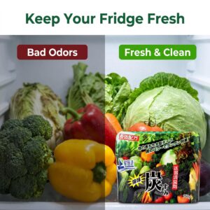 Boîte désodorisante pour réfrigérateur before-after-fridge-deodorizer-box-odor-removal