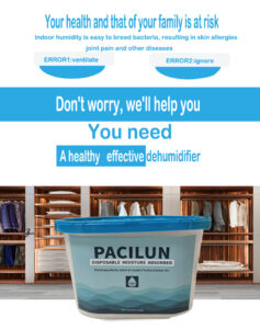 500ml dehumidifier for reducing excess moisture indoors